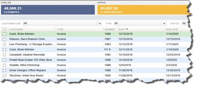 Quickbooks Income Tracker