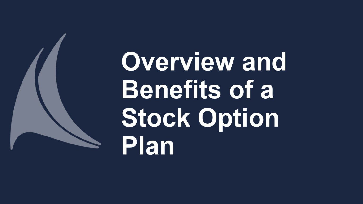 Overview and Benefits of a Stock Option Plan